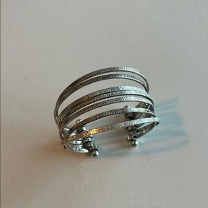 Elegant Silver Cuff Bracelet